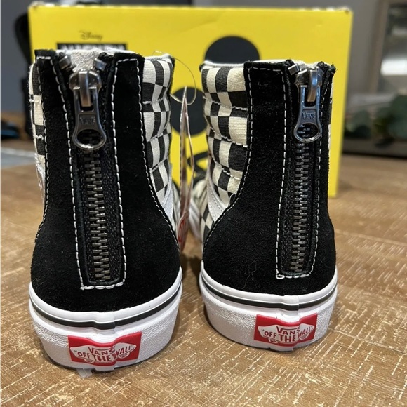 VANS Sk8-Hi Zip Disney Mickey Sneakers Sz 5 Y Women’s 6.5 Limited Edition - Picture 9 of 15